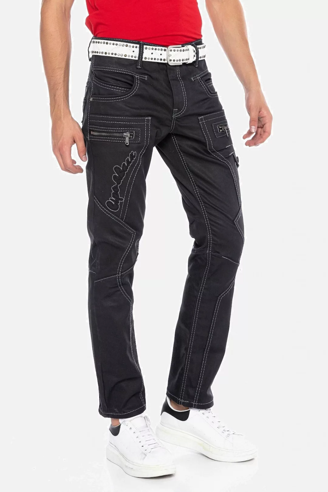 Cipo & Baxx Regular-fit-Jeans "Jeans", in Regular-Fit, CD-193 günstig online kaufen