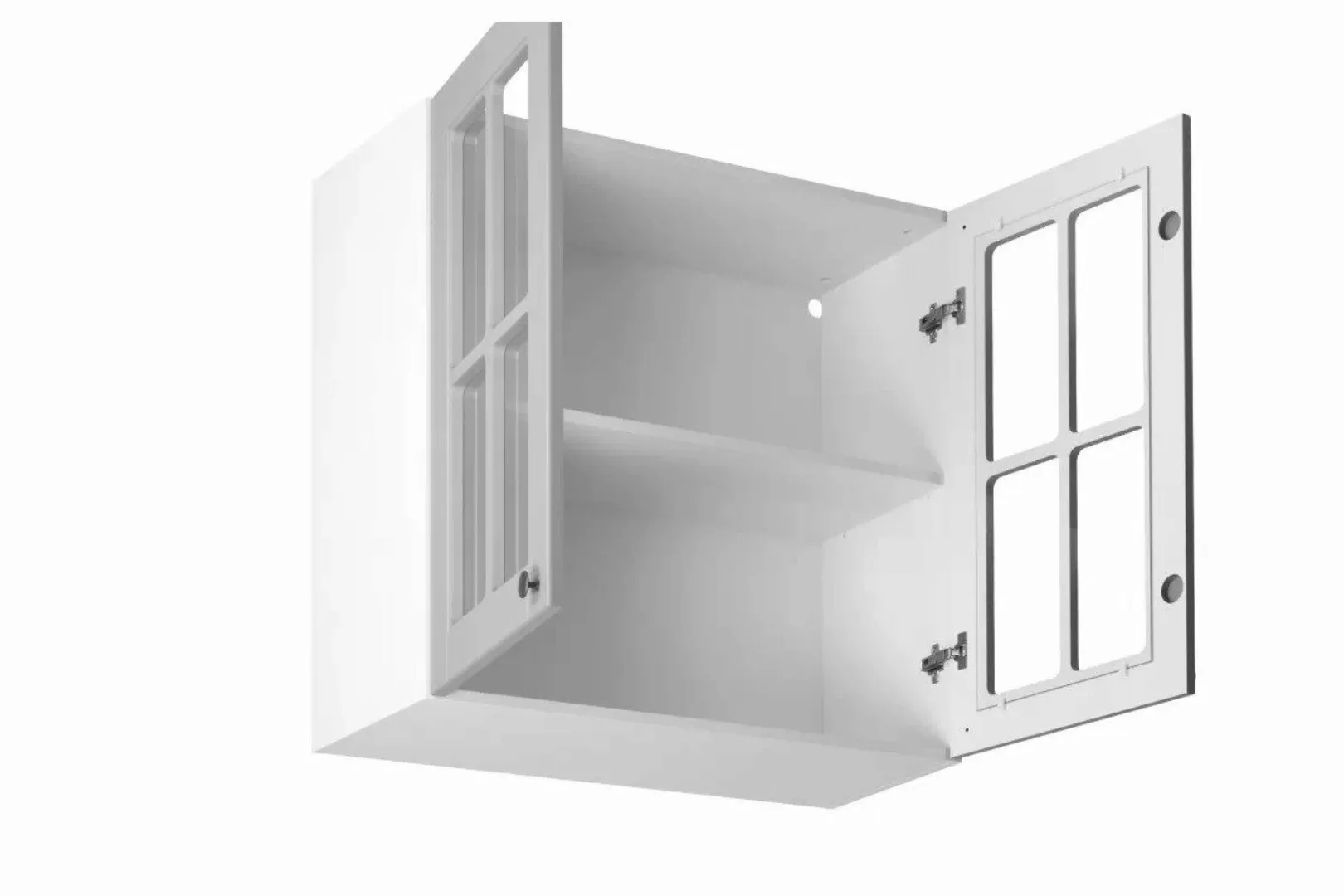 ROYAL24_MARKT Glashängeschrank - Ästhetik und Funktionalität günstig online kaufen