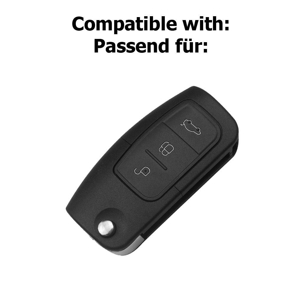 mt-key Schlüsseltasche Autoschlüssel Hardcover Schutzhülle Weiß, günstig online kaufen