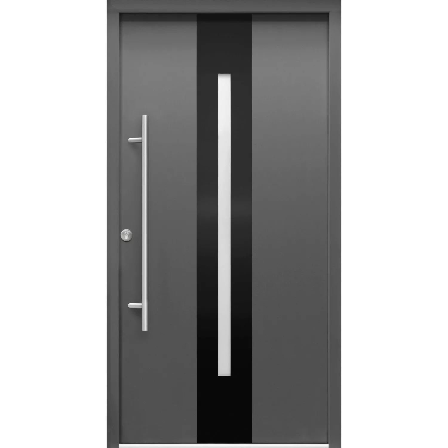 Splendoor Haustür ThermoSpace Prime Dublin Anthrazit 210 cm x 100 cm Anschl günstig online kaufen