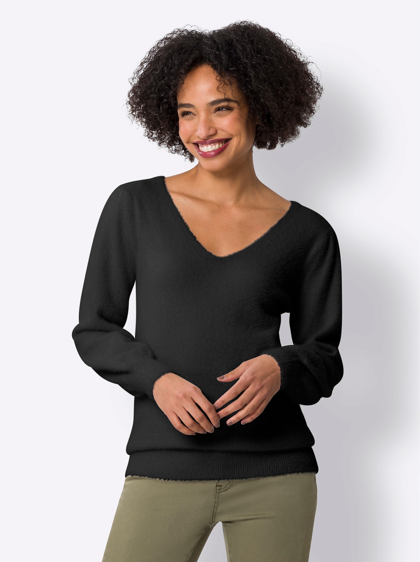 heine V-Ausschnitt-Pullover "Pullover" günstig online kaufen