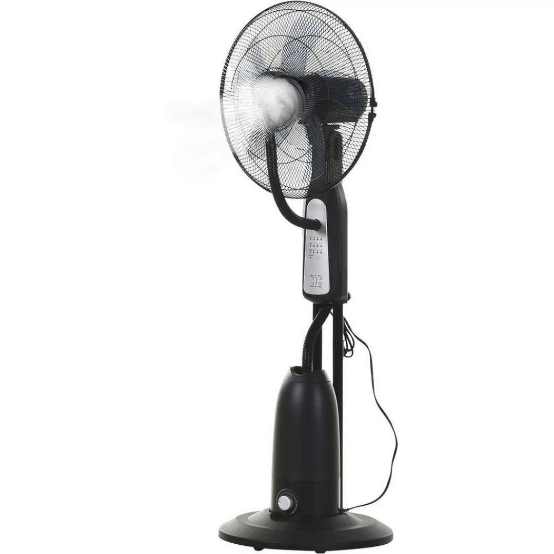 HOMCOM Standventilator mit Wasserzerstäuber schwarz Metall Kunststoff H/D: günstig online kaufen