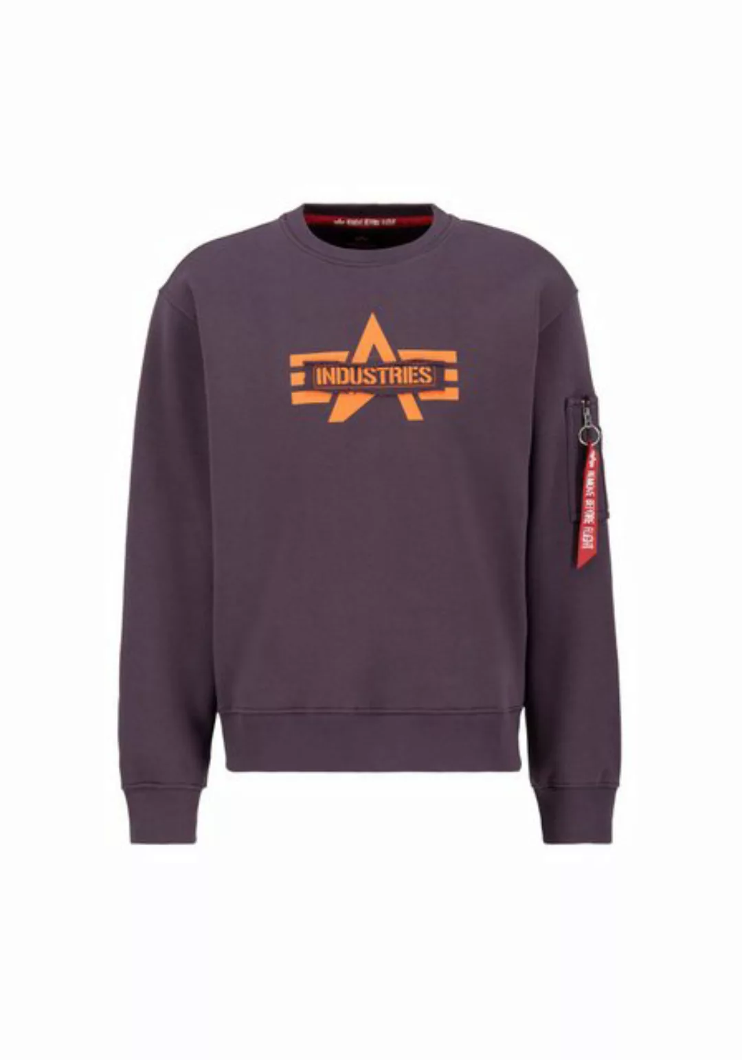 Alpha Industries Sweater Alpha Industries Men - Sweatshirts Logo Edge Crewn günstig online kaufen