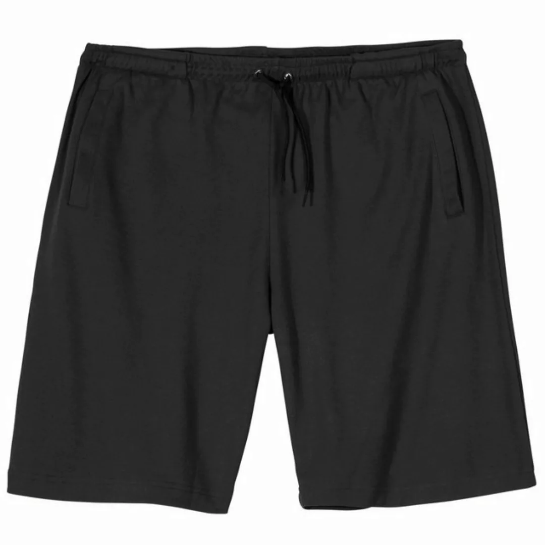 Hajo Sweatbermudas Herren Sweat-Bermuda schwarz Stay fresh große Größen Haj günstig online kaufen