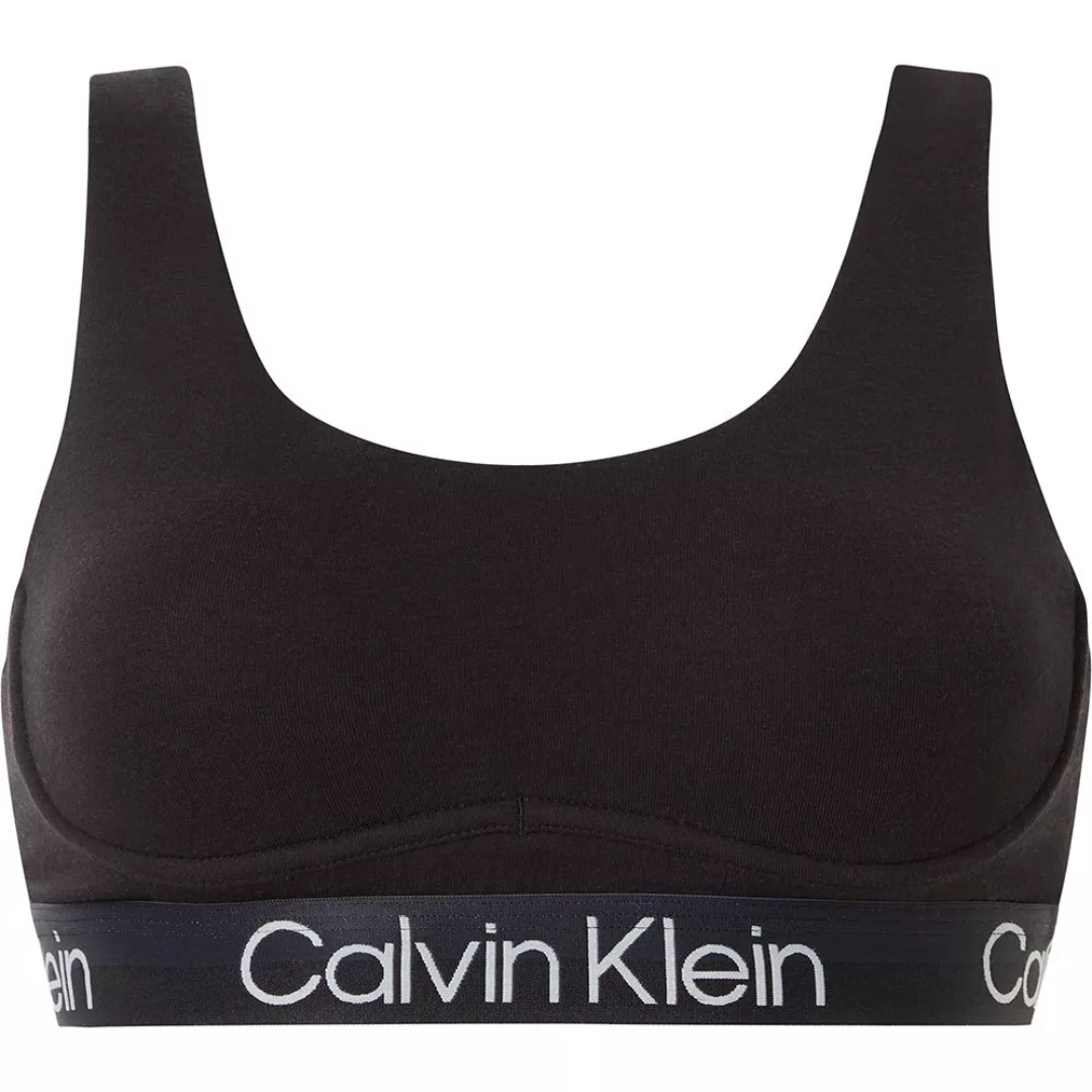 Calvin Klein – Ungefüttertes Bustier aus strukturierter Baumwolle und recyc günstig online kaufen