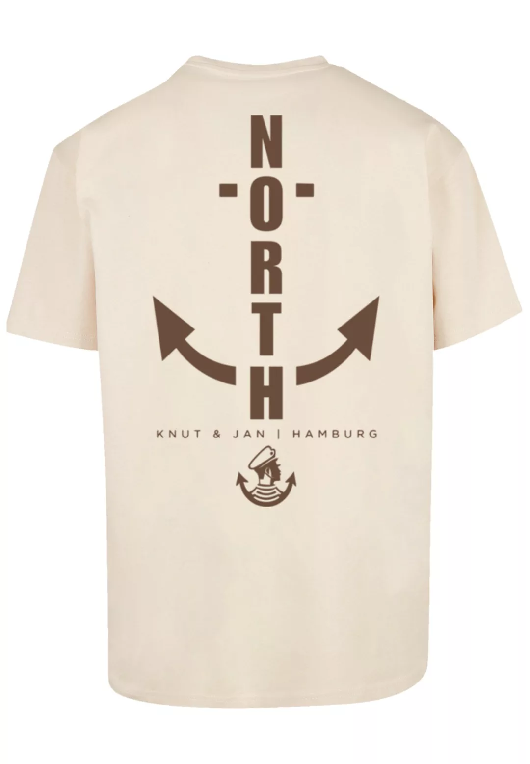 F4NT4STIC T-Shirt "North Anker Knut & Jan Hamburg", Print günstig online kaufen