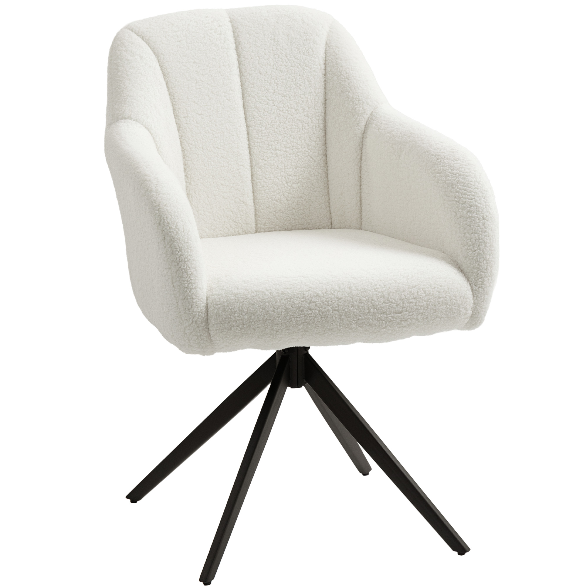 HOMCOM Loungesessel drehbarer Relaxsessel Loungesessel gepolstert mit Stahl günstig online kaufen