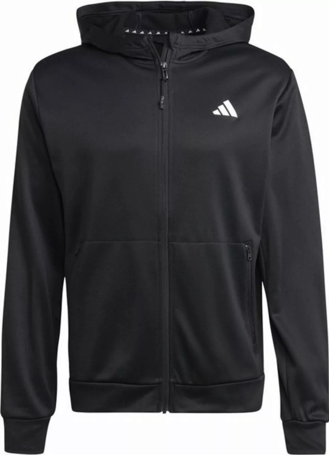 adidas Sportswear Sweatshirt TR-ES+ FZ JA BLACK/WHITE günstig online kaufen