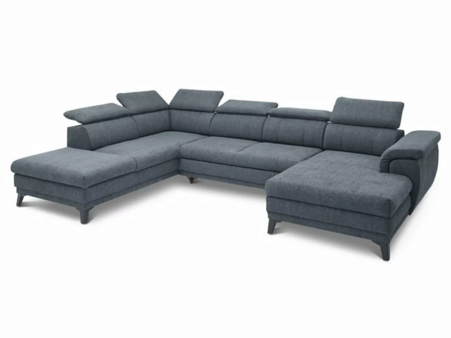 HARPER Polsterecke Polsterecke HARPER BELFAST U-F 231x175 cm blau Ecksofa W günstig online kaufen