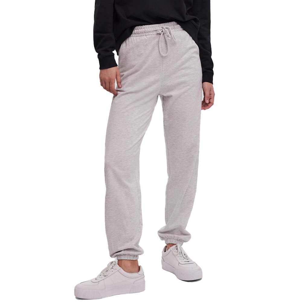 Vero Moda Octavia High Waist Jogginghose XS Light Grey Melange / Detail New günstig online kaufen