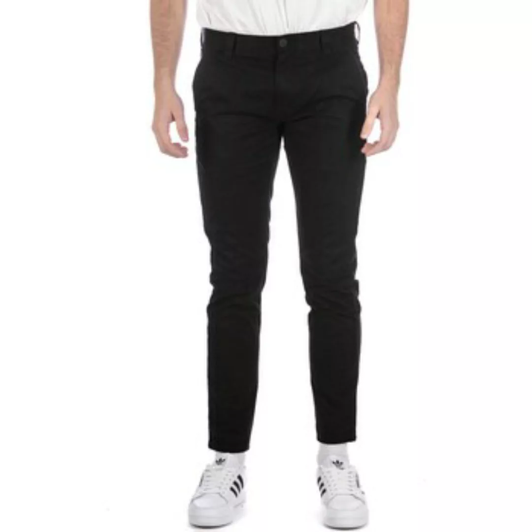 Ck Jeans  Hosen Pantaloni Calvin Klein Skinny Washed Chino Nero günstig online kaufen