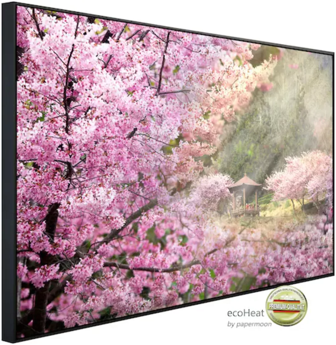 Papermoon Infrarotheizung »Kirschblüten Bäume«, sehr angenehme Strahlungswä günstig online kaufen