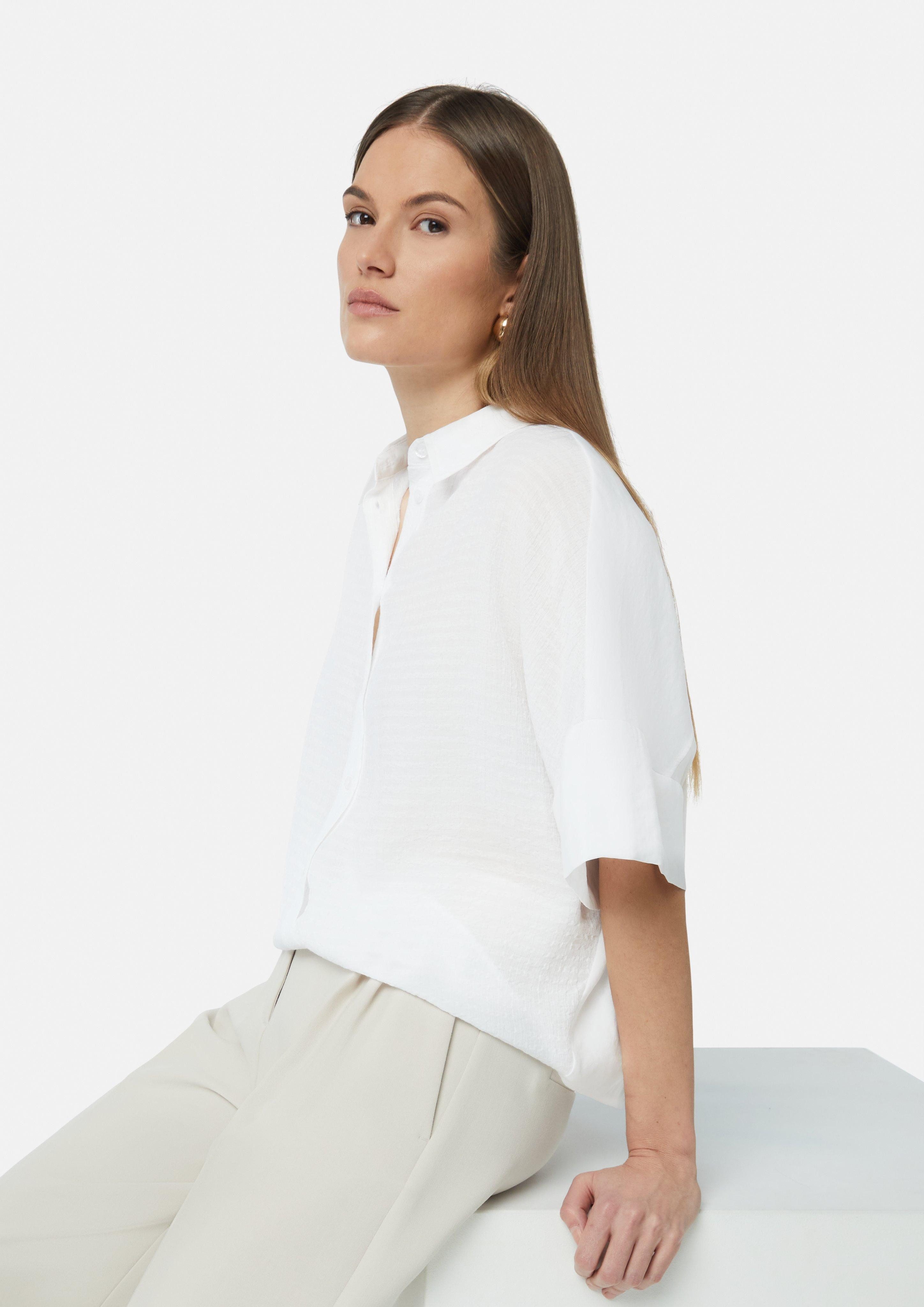 comma casual identity Kurzarmbluse Leichte Kurzarmbluse günstig online kaufen
