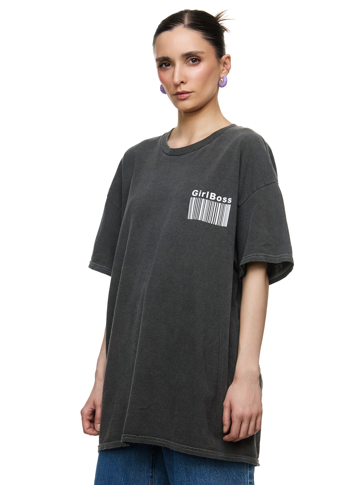 Worldclassca T-Shirt Worldclassca Oversized Print GIRL günstig online kaufen