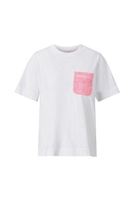 Rich & Royal T-Shirt T-Shirt with crochet pocket, sorbet pink günstig online kaufen