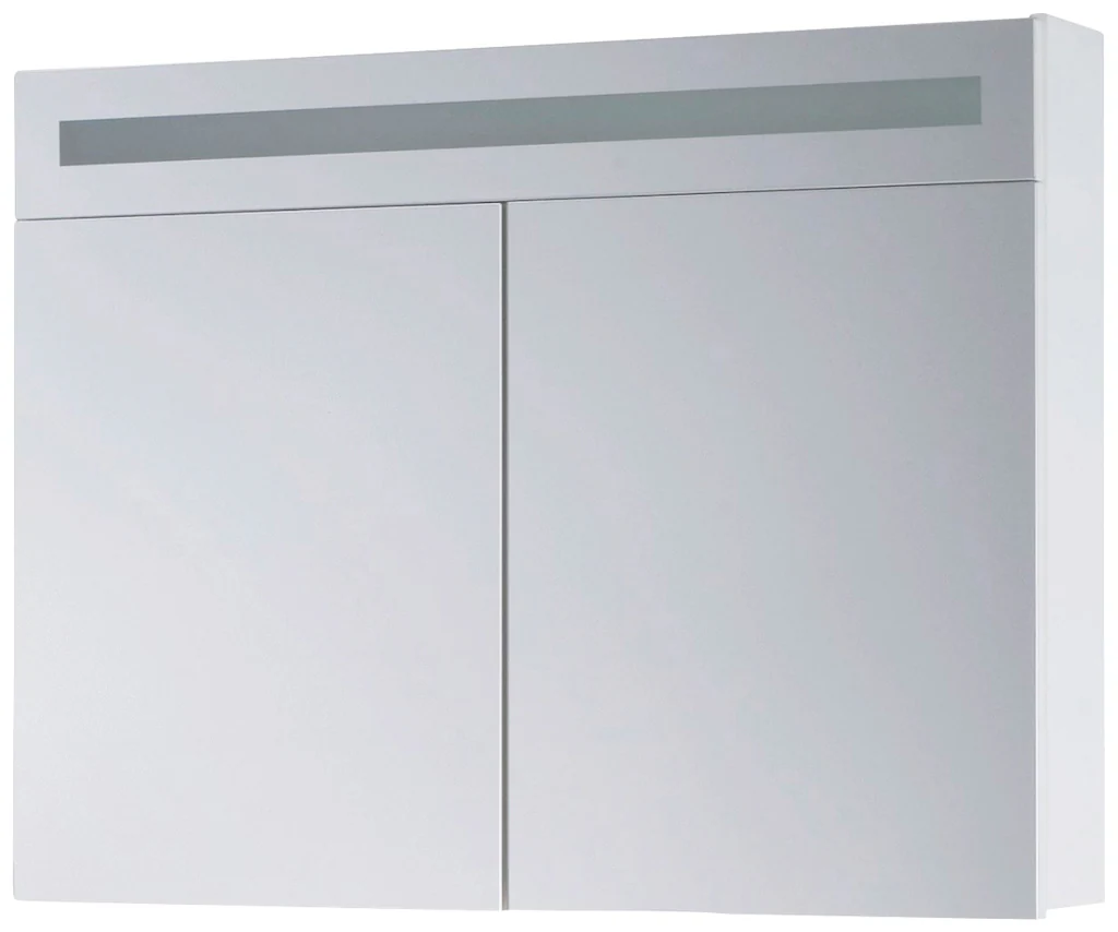 Sanotechnik Spiegelschrank Weiß 90 cm mit Softclose Türen günstig online kaufen