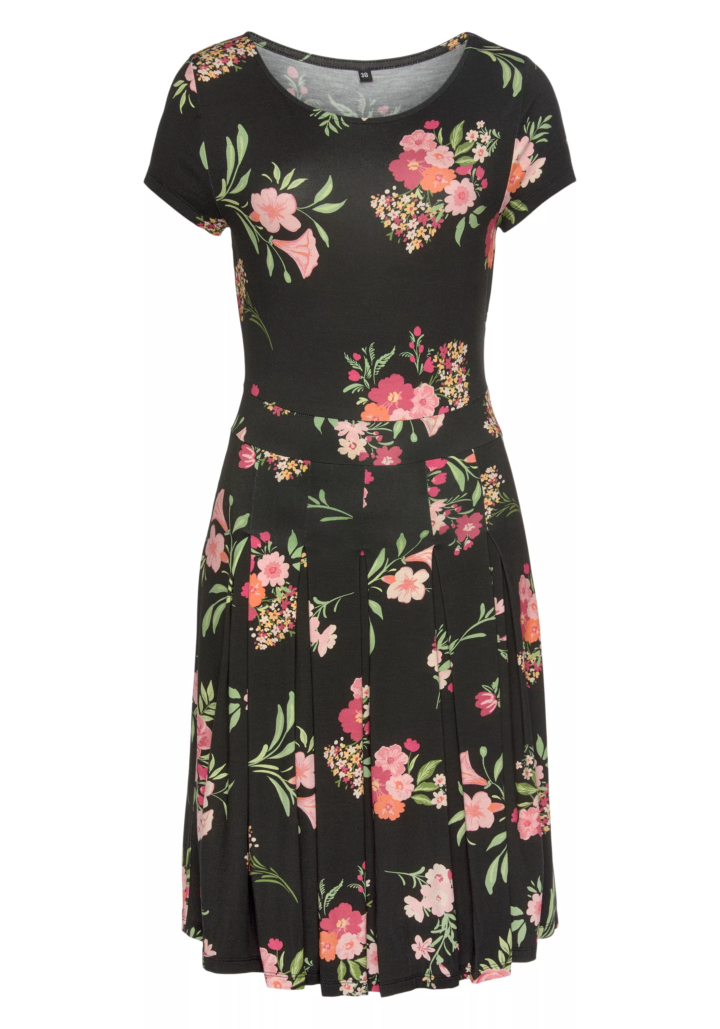 Vivance Druckkleid mit Blumenmuster, T-Shirtkleid, Sommerkleid günstig online kaufen