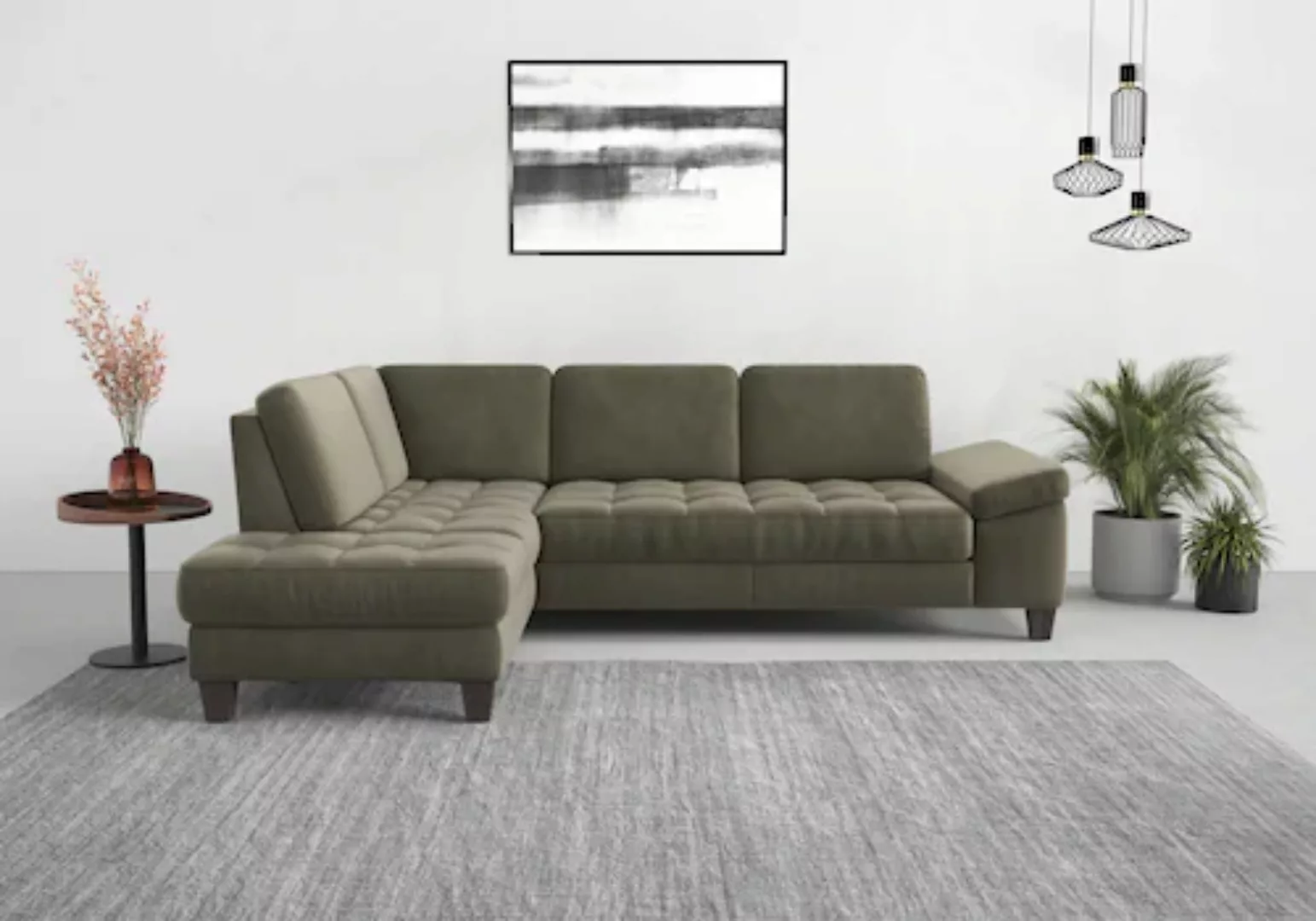 sit&more Ecksofa »Westham L-Form«, mit Ottomane, mit oder ohne Bettfunktion günstig online kaufen
