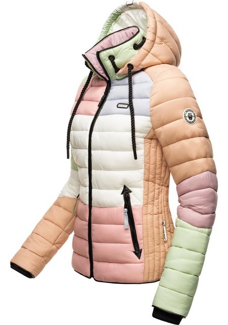 Navahoo Steppjacke Lulana Multikulti leichte Übergangsjacke mit Kapuze im C günstig online kaufen