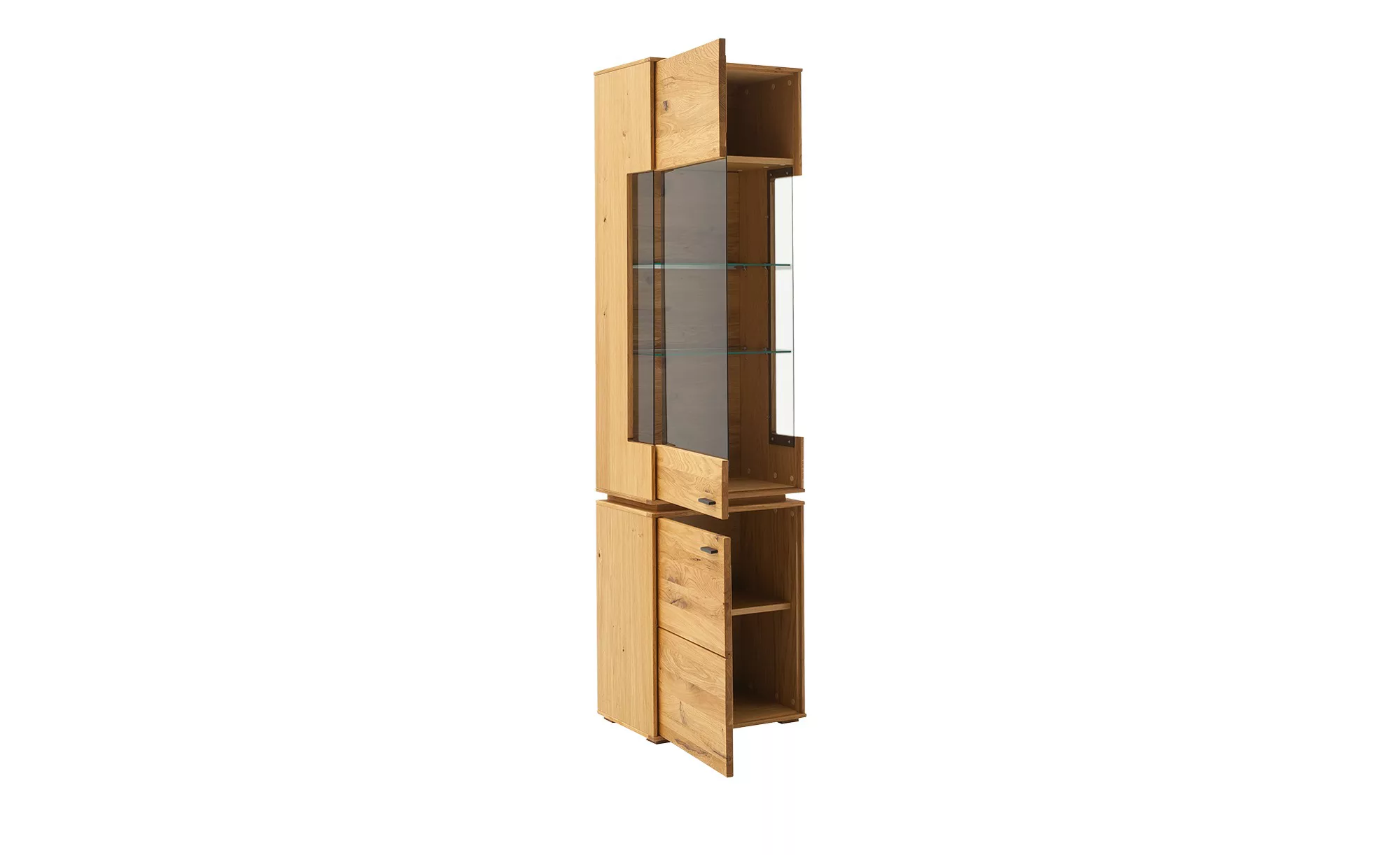 Woodford Vitrine  Moris ¦ holzfarben ¦ Maße (cm): B: 53 H: 202 T: 38.0 Schr günstig online kaufen