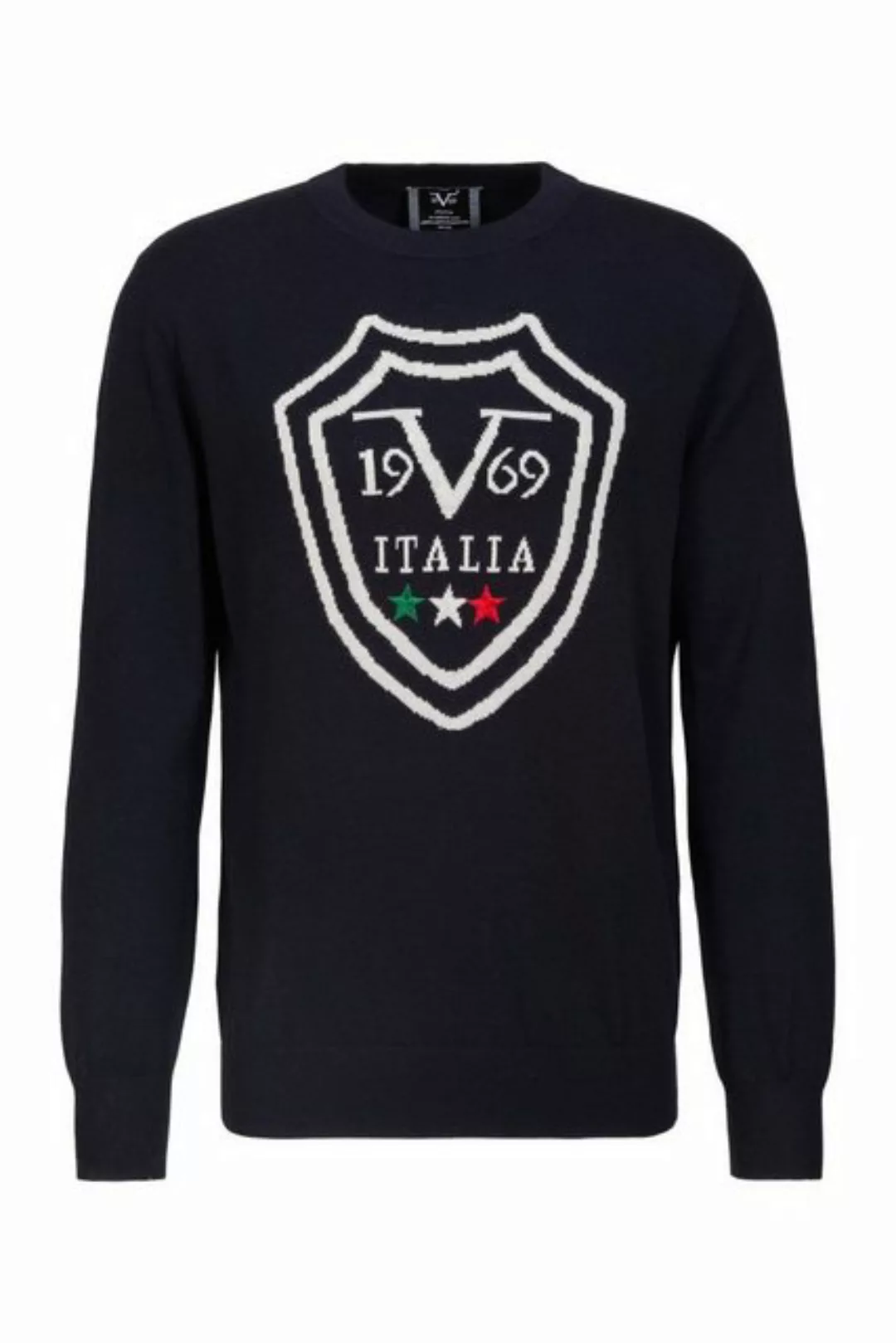 19V69 Italia by Versace Rundhalspullover by Versace Sportivo SRL - Tilo günstig online kaufen