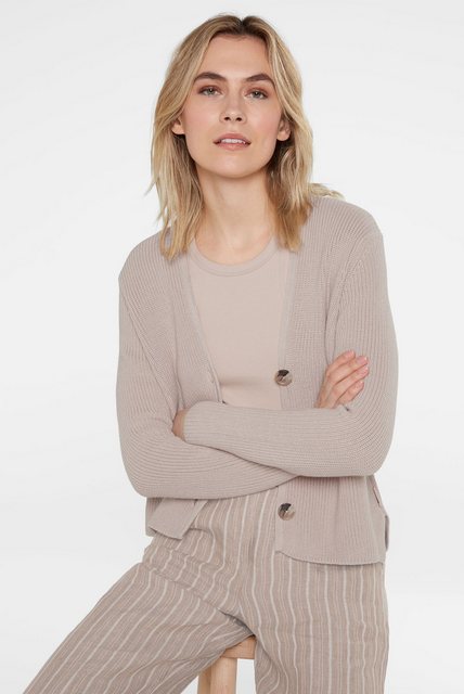 SENSES.THE LABEL Cardigan im Rippstrickmuster günstig online kaufen