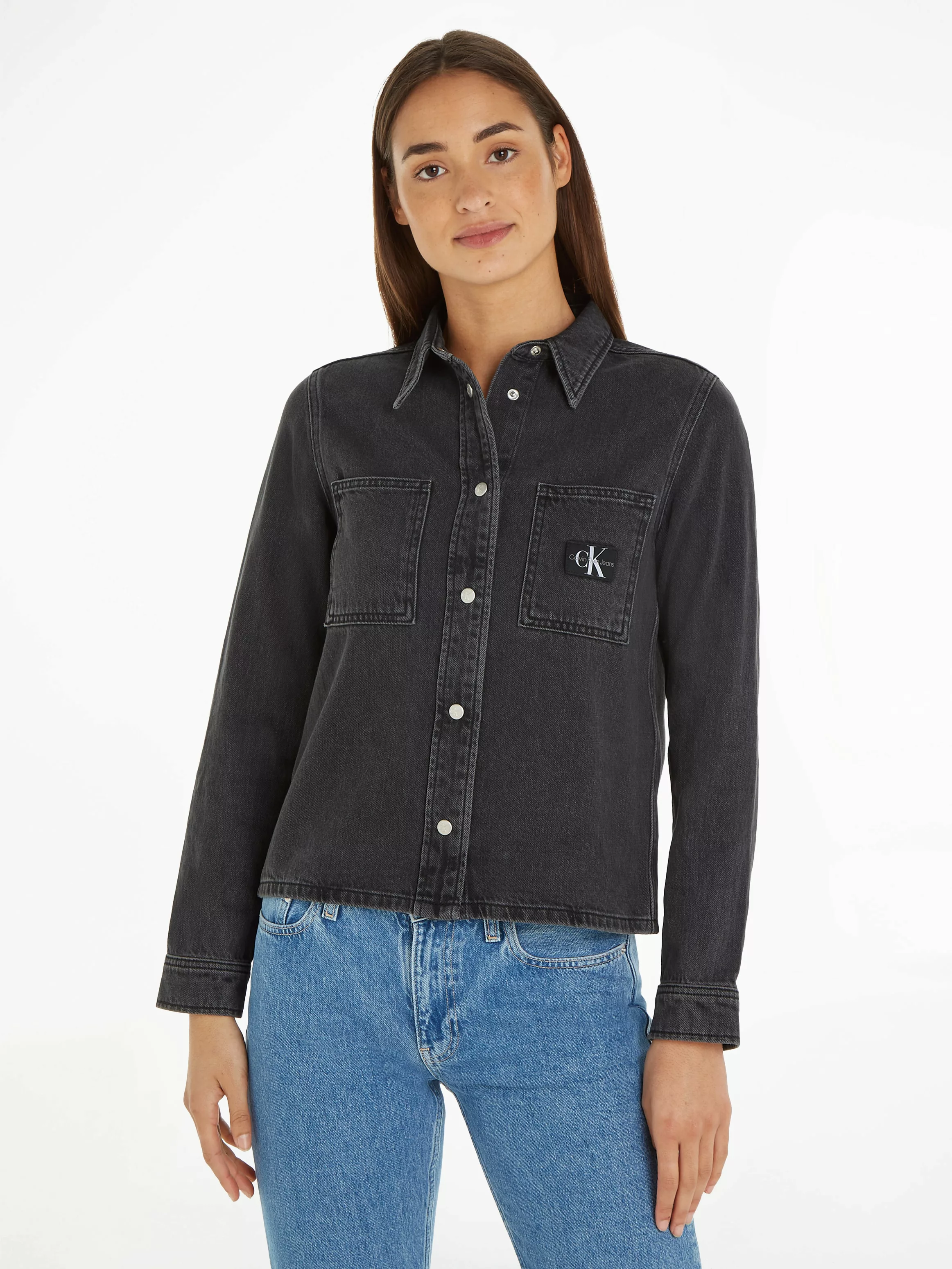Calvin Klein Jeans Jeansbluse "SLIM DENIM SHIRT" günstig online kaufen