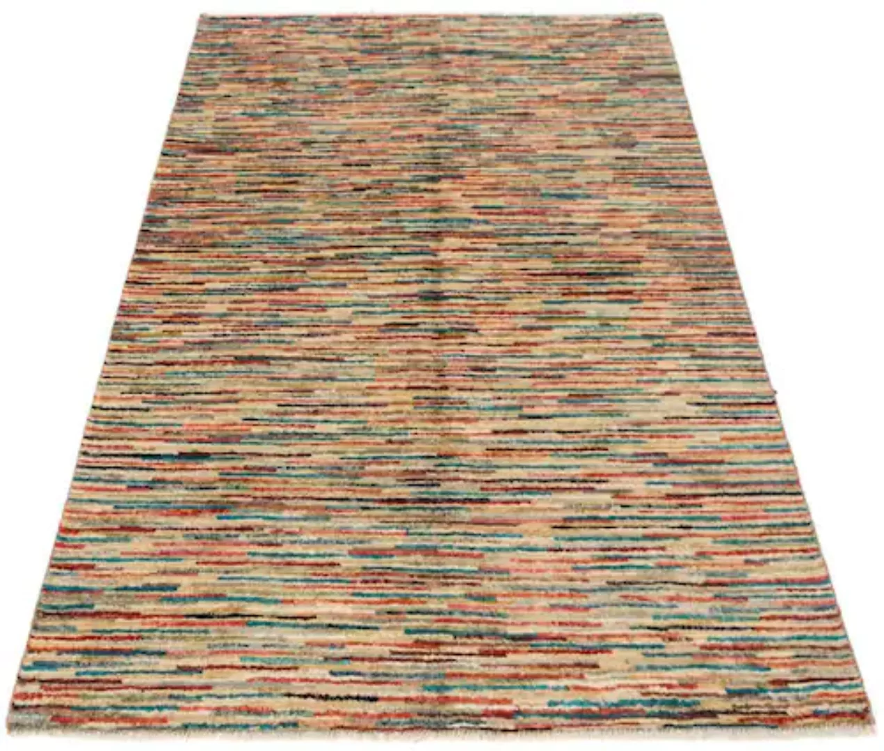morgenland Wollteppich »Streifen Multicolore 180 x 120 cm«, rechteckig günstig online kaufen