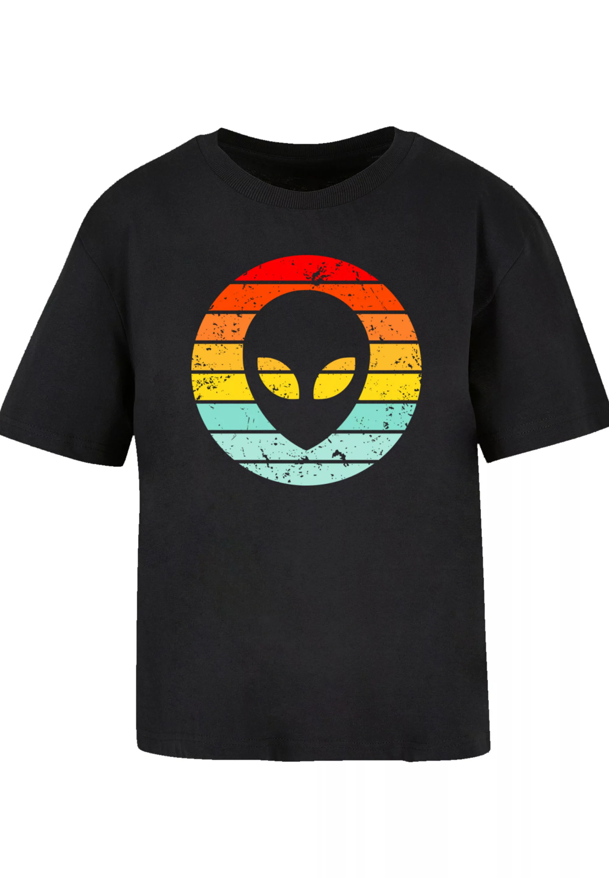 F4NT4STIC T-Shirt "Alien Retro Sonnenuntergang", Premium Qualität günstig online kaufen