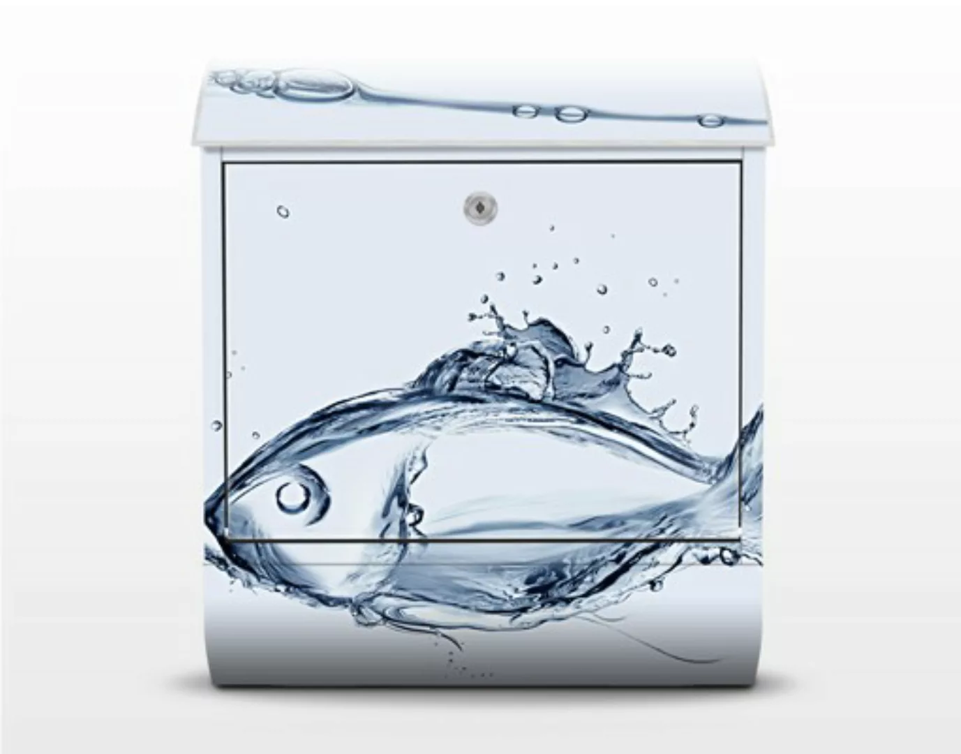 Briefkasten Liquid Silver Fish günstig online kaufen