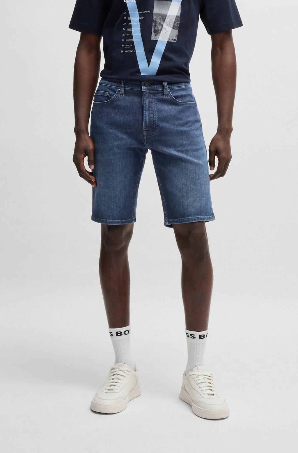 BOSS ORANGE Shorts "Delaware", mit Lederbadge und Coinpocket günstig online kaufen