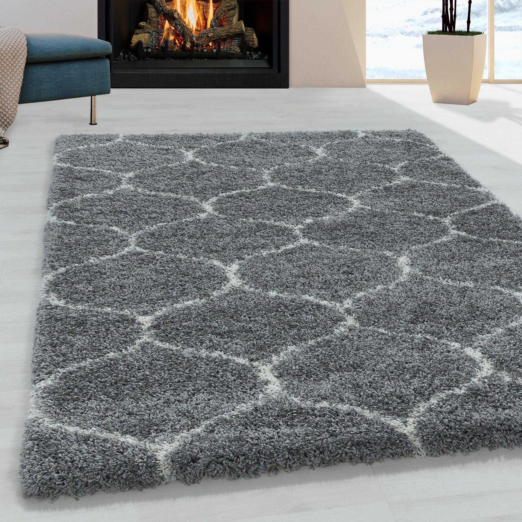 Stilvoll Günstig Hochflor-Teppich Teppich für den günstig online kaufen