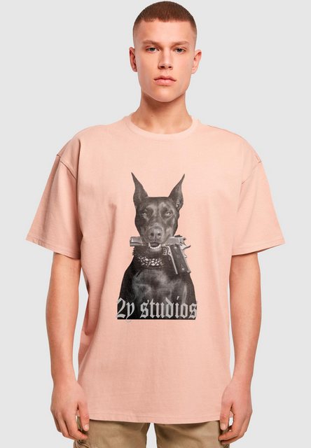 2Y Studios T-Shirt 2Y Studios Herren Doberman Oversize Tee (1-tlg) günstig online kaufen