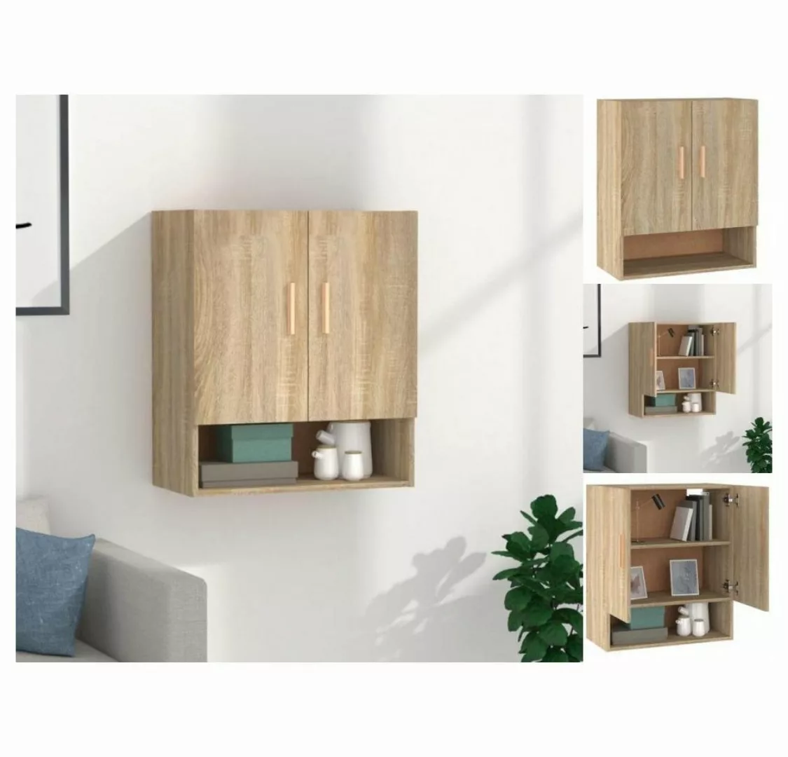 vidaXL Fächerschrank Wandschrank Sonoma-Eiche 60x31x70 cm Holzwerkstoff (1- günstig online kaufen