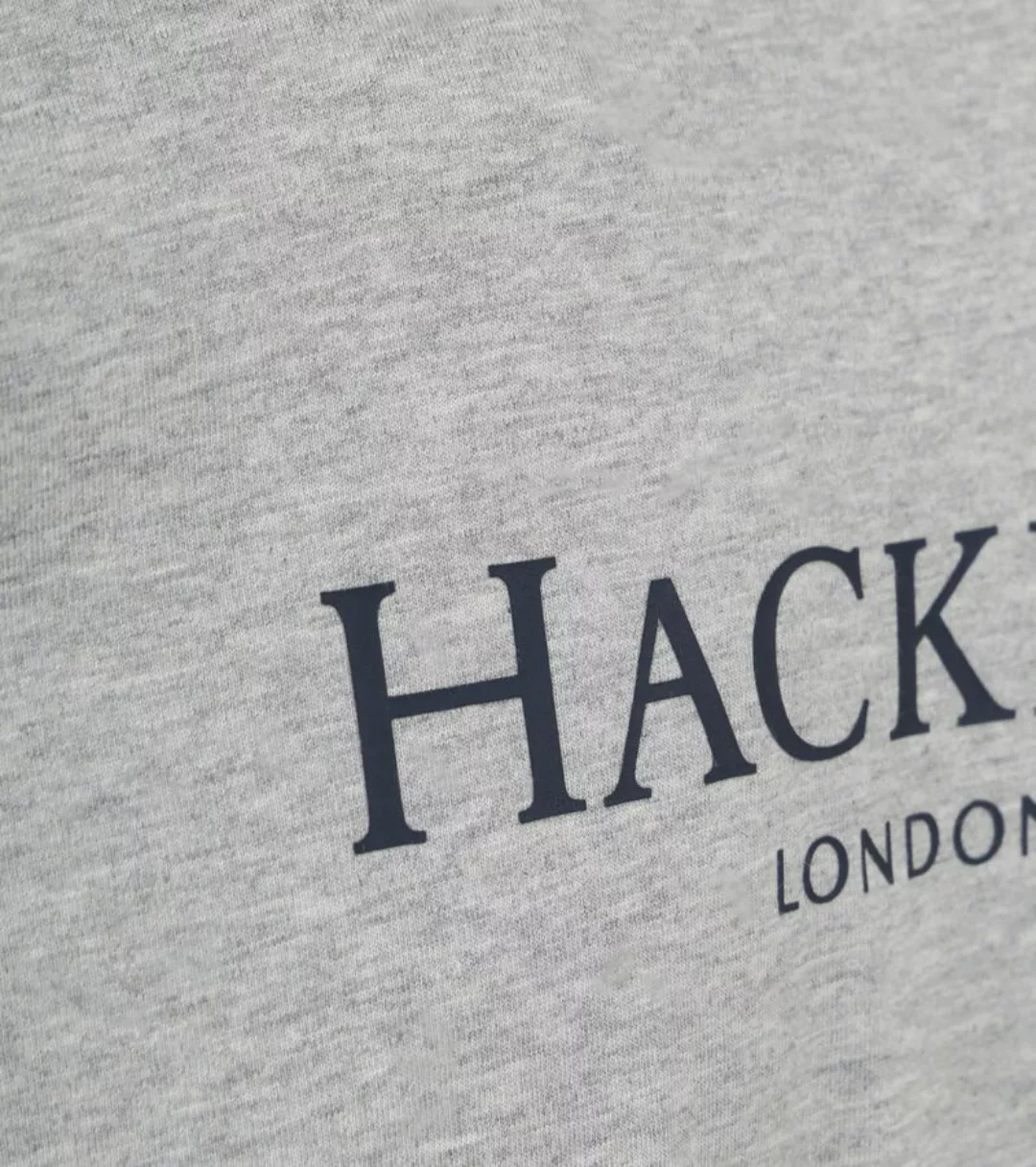 Hackett T-Shirt Logo Grau - Größe L günstig online kaufen