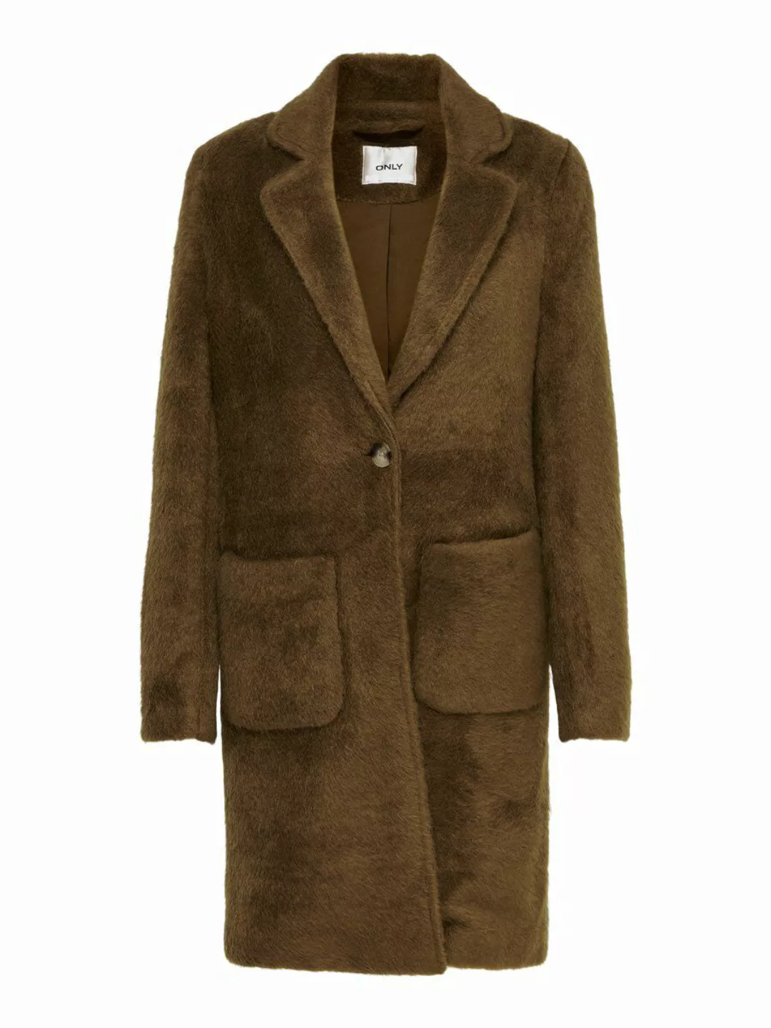 ONLY Klassischer Mantel Damen Braun günstig online kaufen