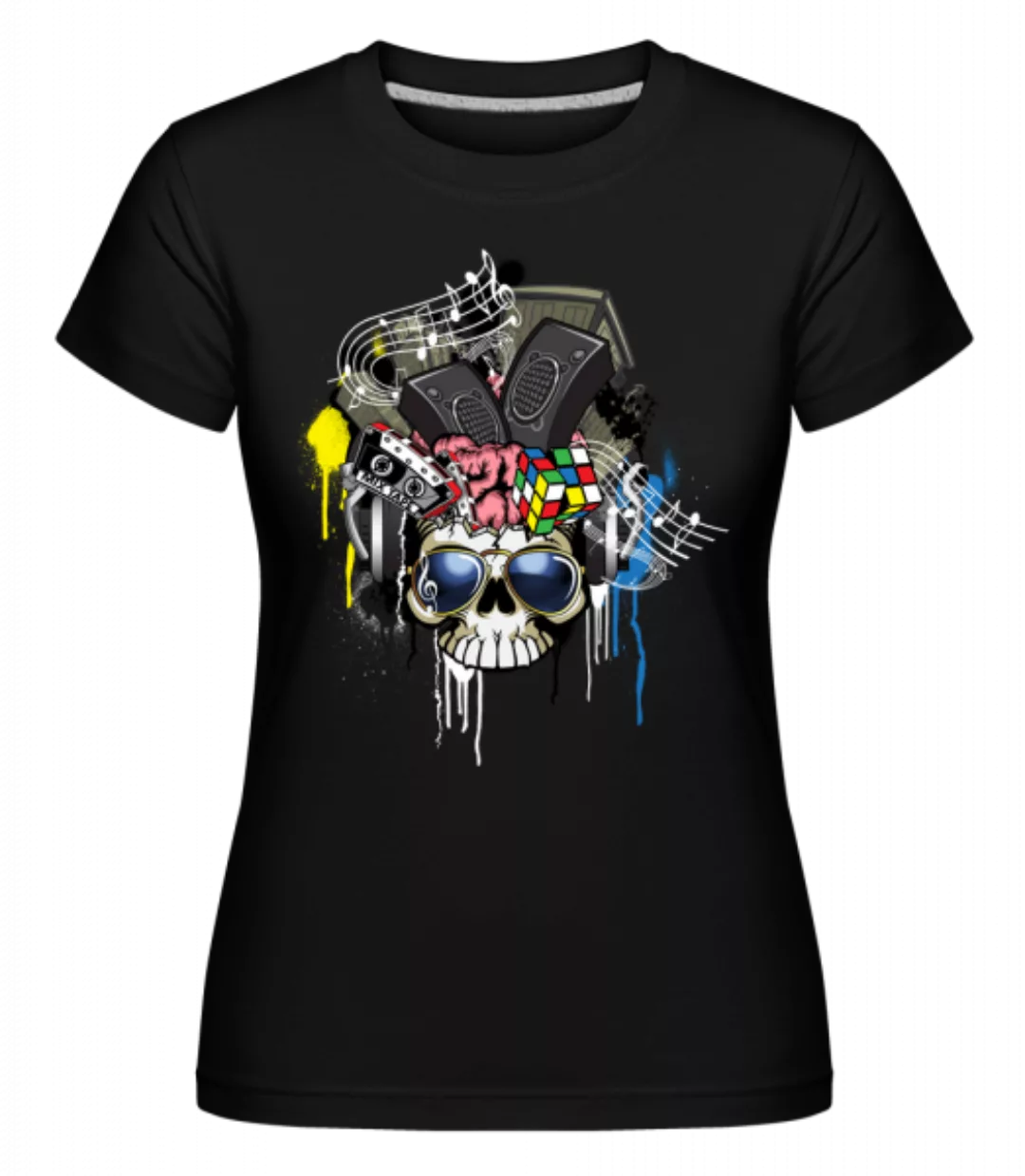 Kreativer Totenschädel · Shirtinator Frauen T-Shirt günstig online kaufen