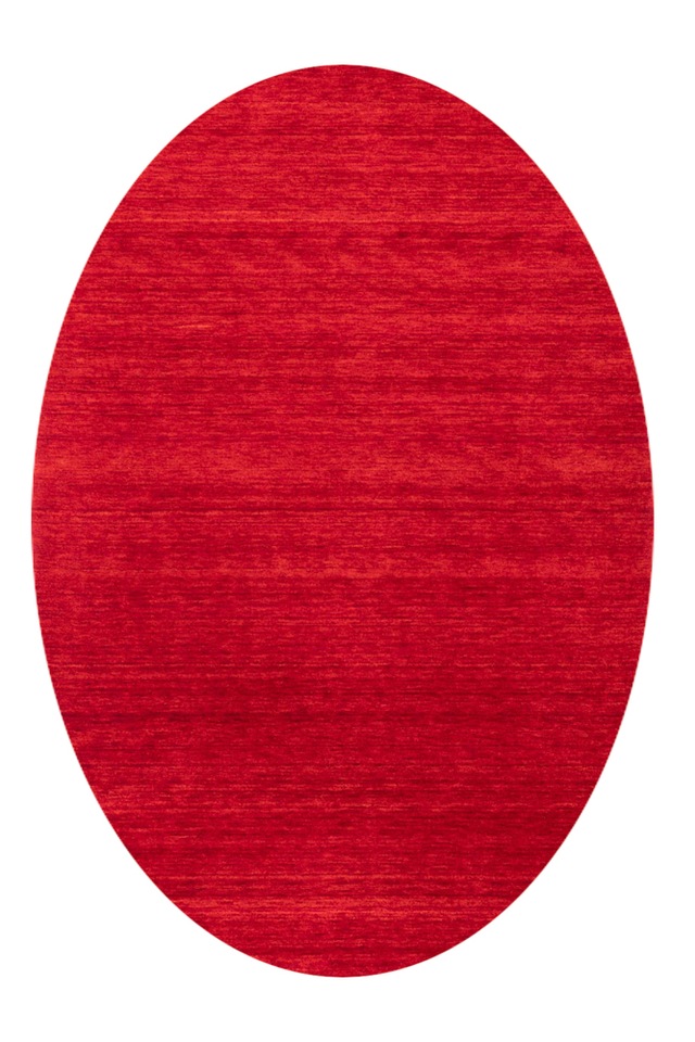 morgenland Wollteppich »Uni - Gabbeh Teppich - Softy«, oval, 1,6 mm Höhe, G günstig online kaufen