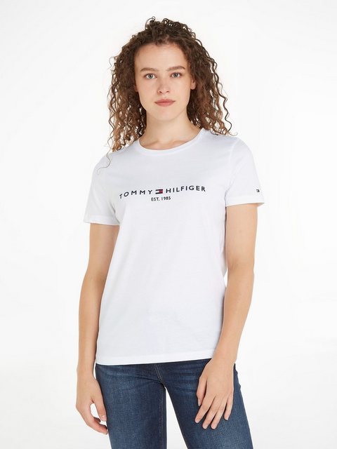 Tommy Hilfiger Rundhalsshirt "HERITAGE HILFIGER C-NK REG TEE", mit gestickt günstig online kaufen