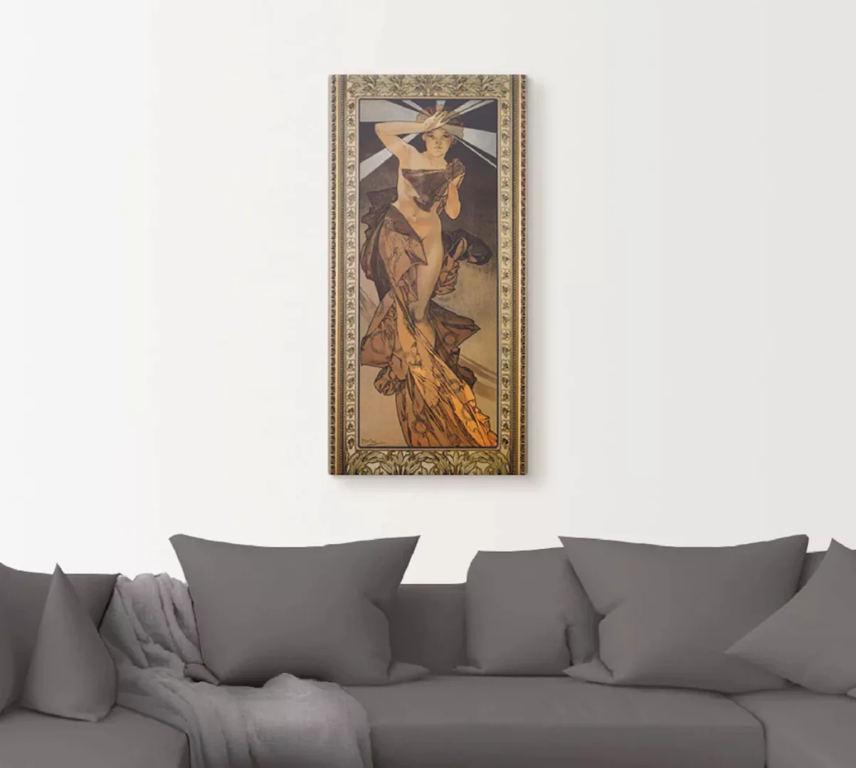 Artland Wandbild "Sterne: Der Morgenstern", Frau, (1 St.), als Leinwandbild günstig online kaufen