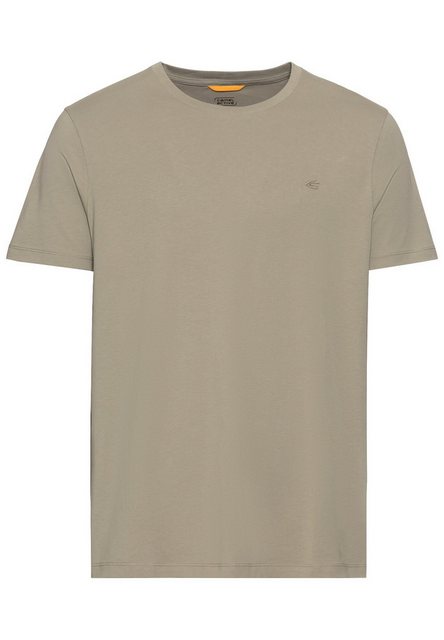 camel active T-Shirt Basic T-Shirt mit Rundhals aus Organic Cotton günstig online kaufen