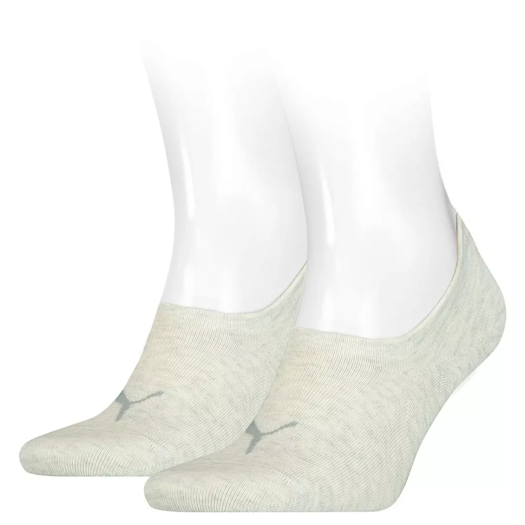 Puma Footie High Socken 2 Paare EU 43-46 Oatmeal günstig online kaufen