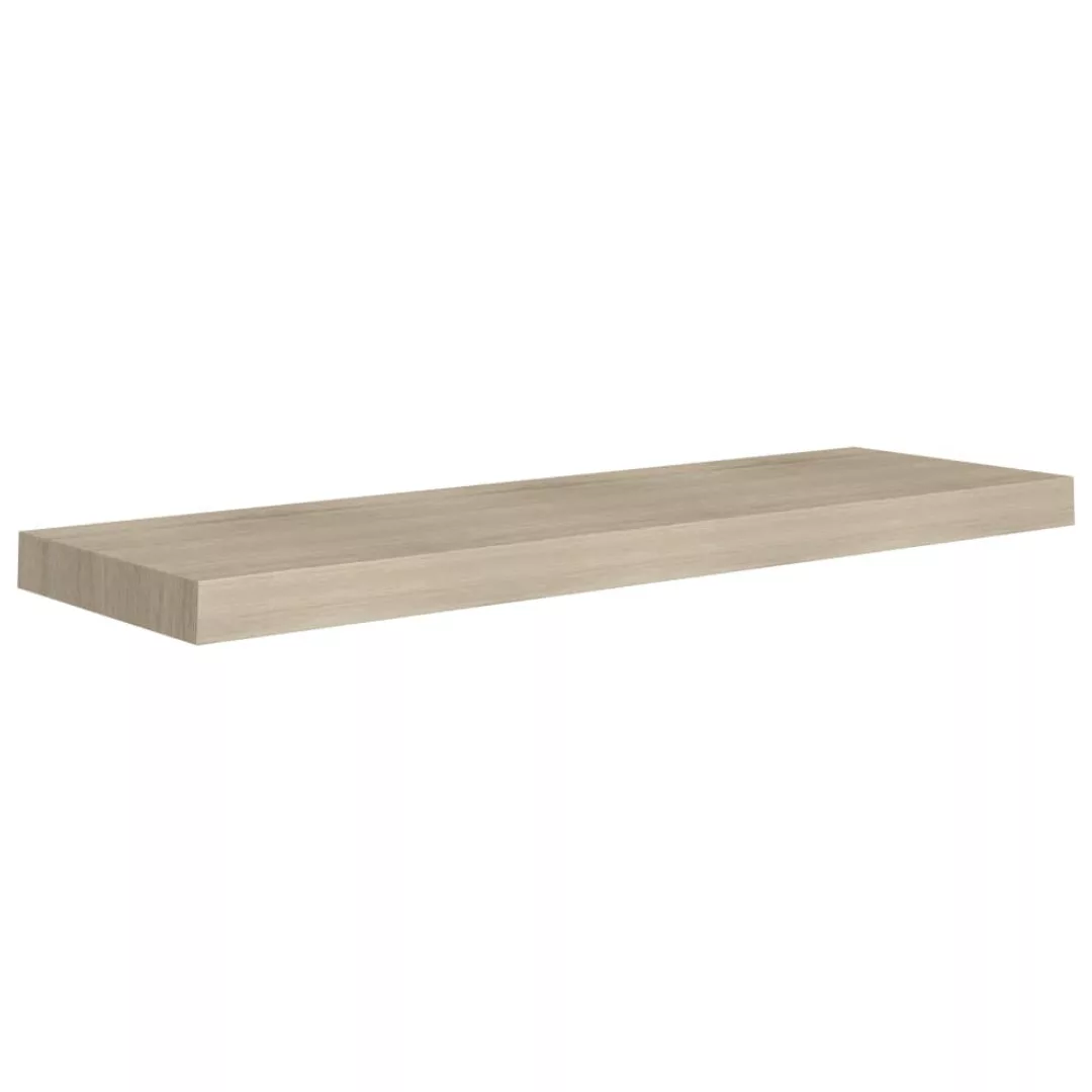 Schweberegal Eiche-optik 80x23,5x3,8 Cm Mdf günstig online kaufen