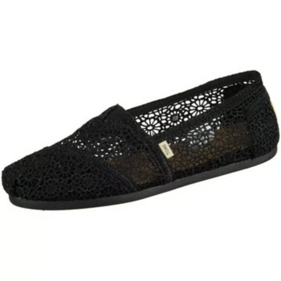 Toms  Damenschuhe Slipper Classic 10007853 black black moroccan Crochet 100 günstig online kaufen