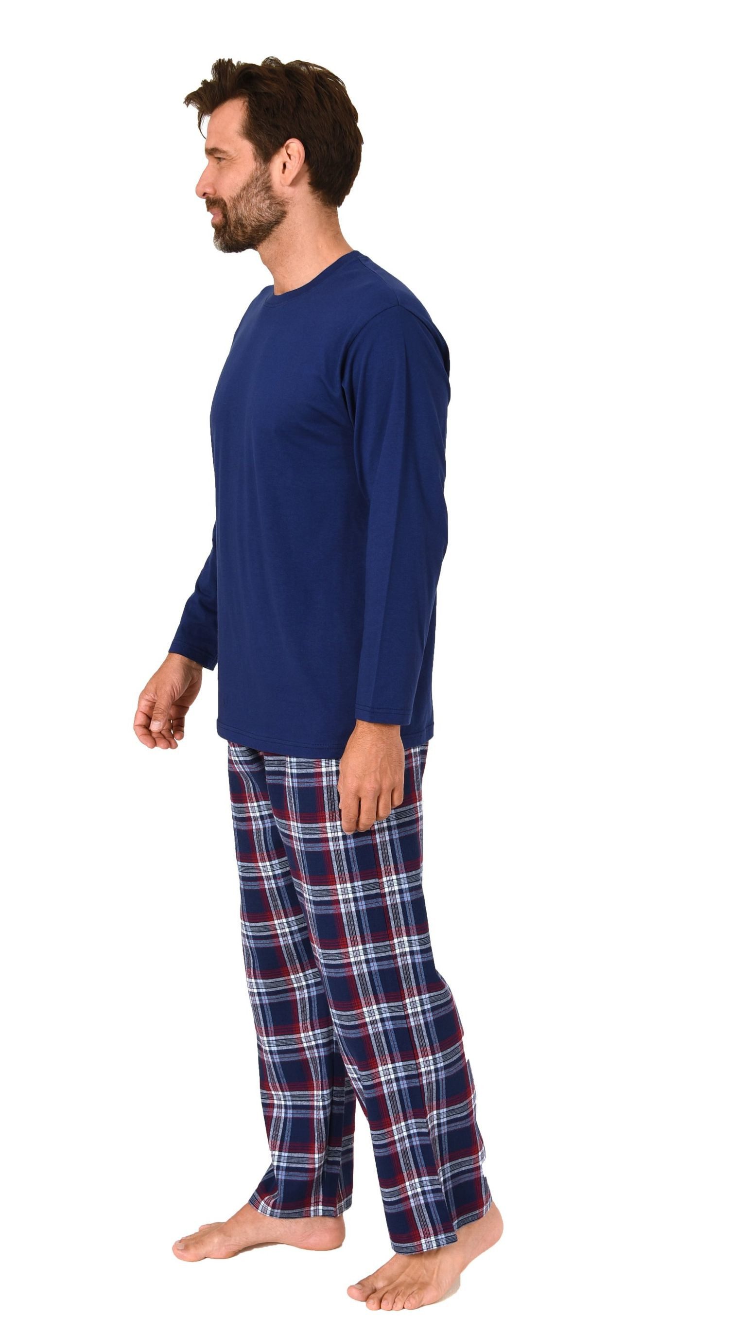 Normann Pyjama Herren Schlafanzug lang, Pyjama günstig online kaufen