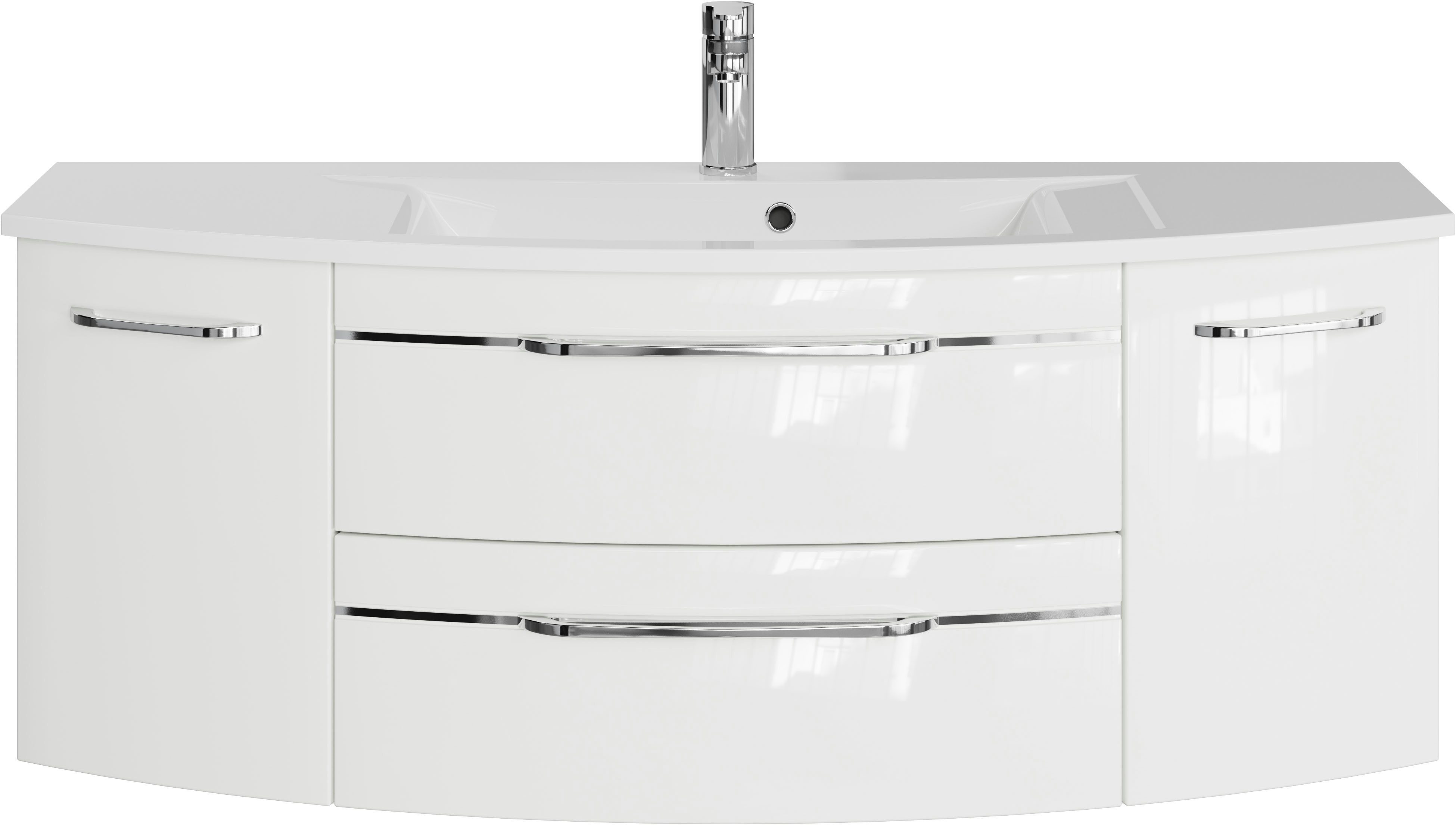 Saphir Waschtisch "Serie 7045 Mineralmarmor-Waschtisch und Unterschrank, 13 günstig online kaufen