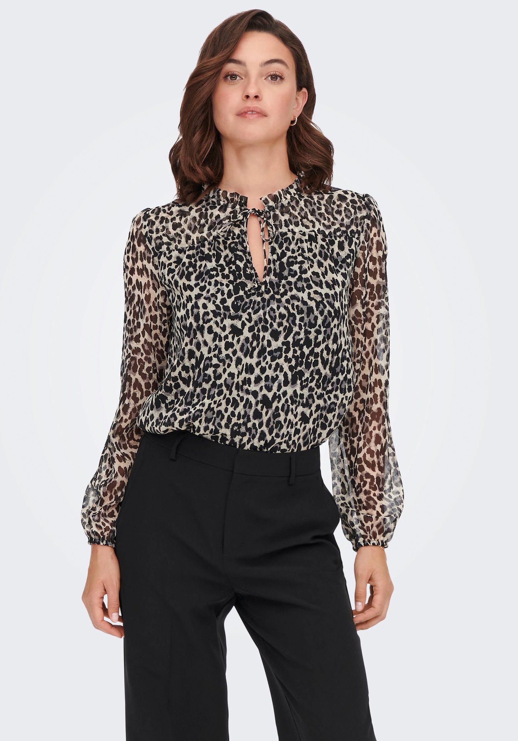 ONLY Chiffonbluse ONLDITSY L/S BLOUSE WVN günstig online kaufen