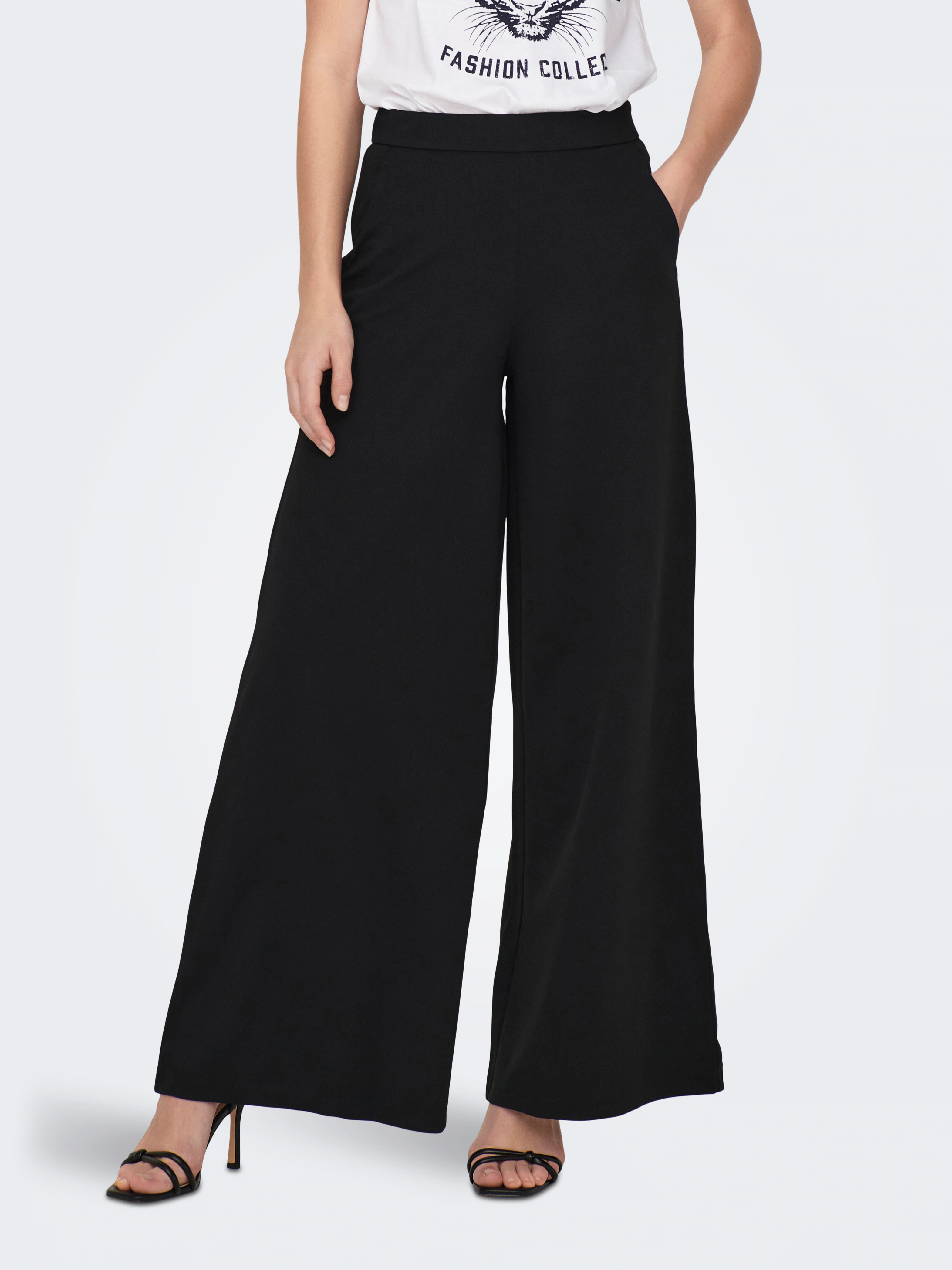 JDY Jerseyhose "JDYTANJA LIFE WIDE FLOWY PANT JRS NOOS" günstig online kaufen
