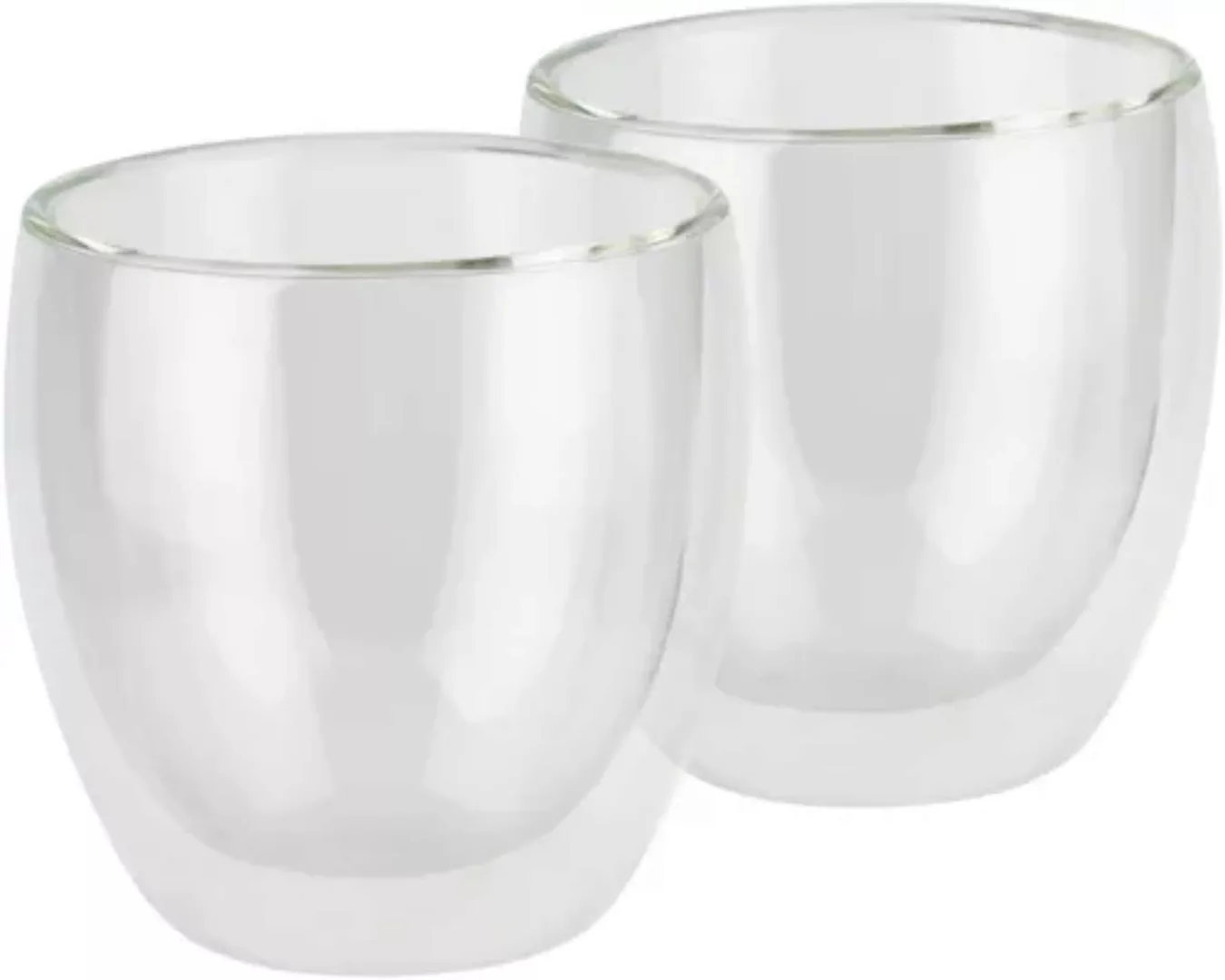 APS Teeglas »TWINZ«, (Set, 2 tlg.), Ø 8,5 cm, H: 8,5 cm, 230 ml, 2-teilig günstig online kaufen