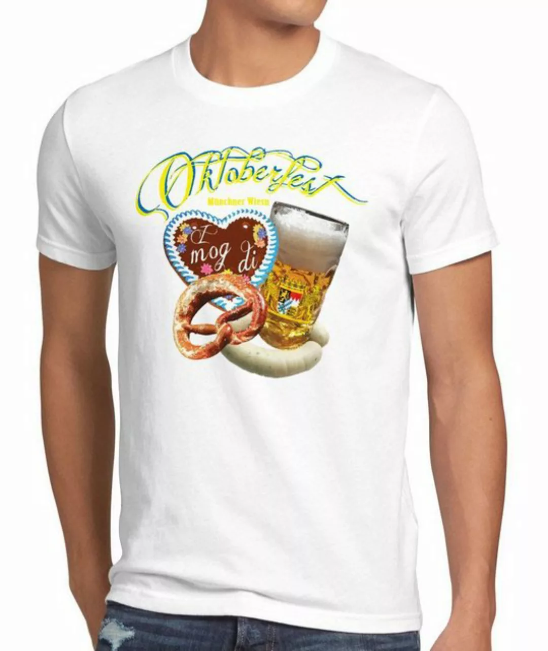 style3 Print-Shirt Herren T-Shirt Wiesn Oktoberfest München Party Volksfest günstig online kaufen